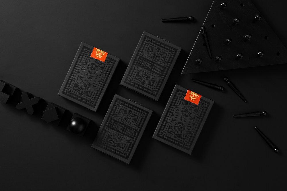 DKNG Black Wheel Playing Cards Playing Cards by Art of Play