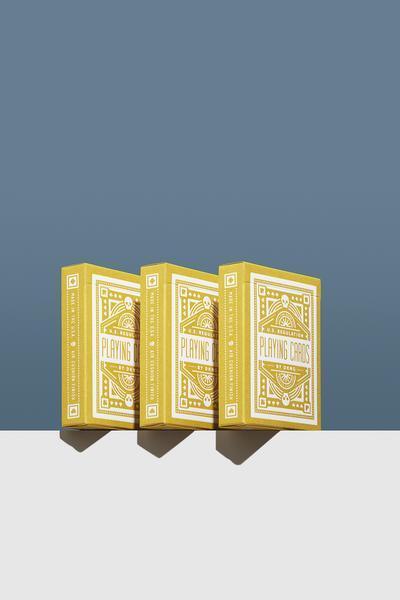 Yellow Wheel Playing Cards by Art of Play