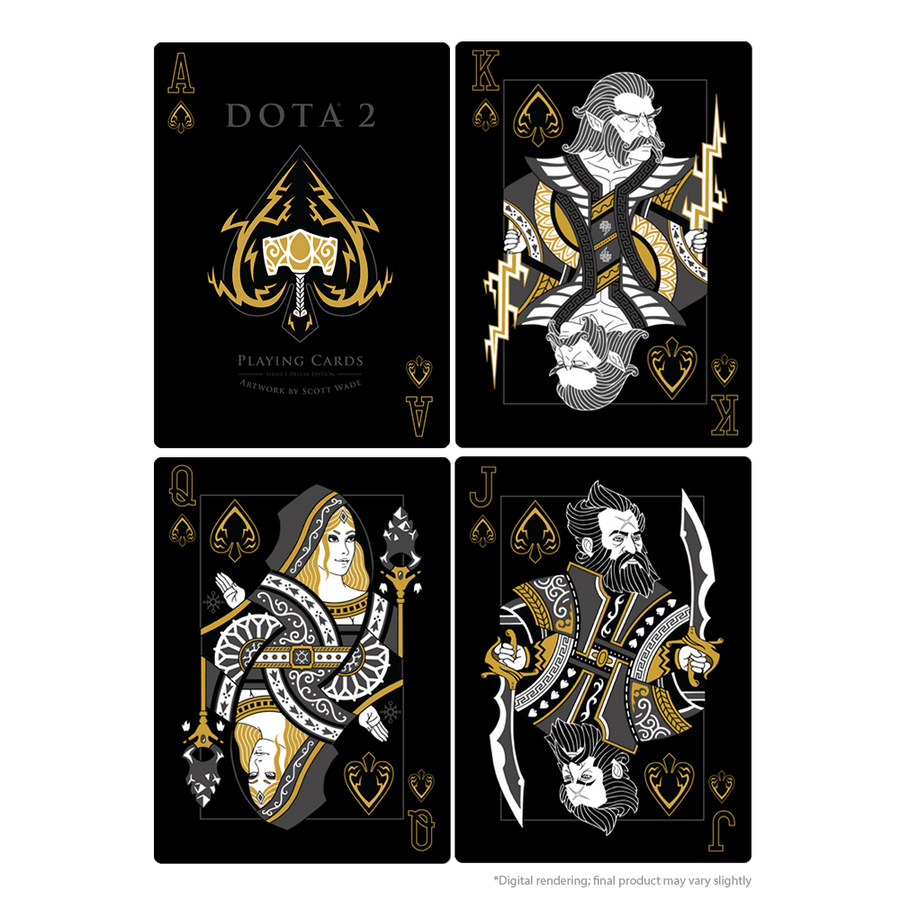 DOTA 2 Deluxe Playing Cards by RarePlayingCards.com