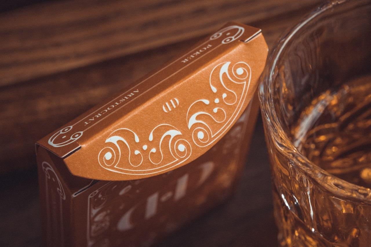 Smoke & Mirrors Playing Cards - V8 Bronze Standard Edition Playing Cards by Smoke & Mirrors Playing Cards