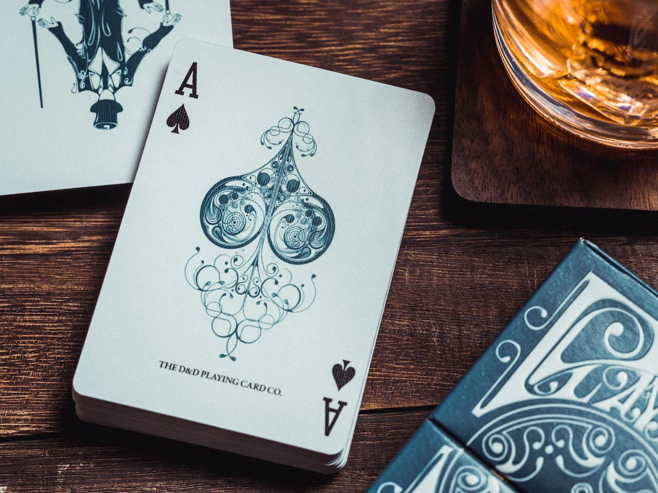 Smoke & Mirrors Playing Cards set - V8 Blue Playing Cards by Smoke & Mirrors Playing Cards