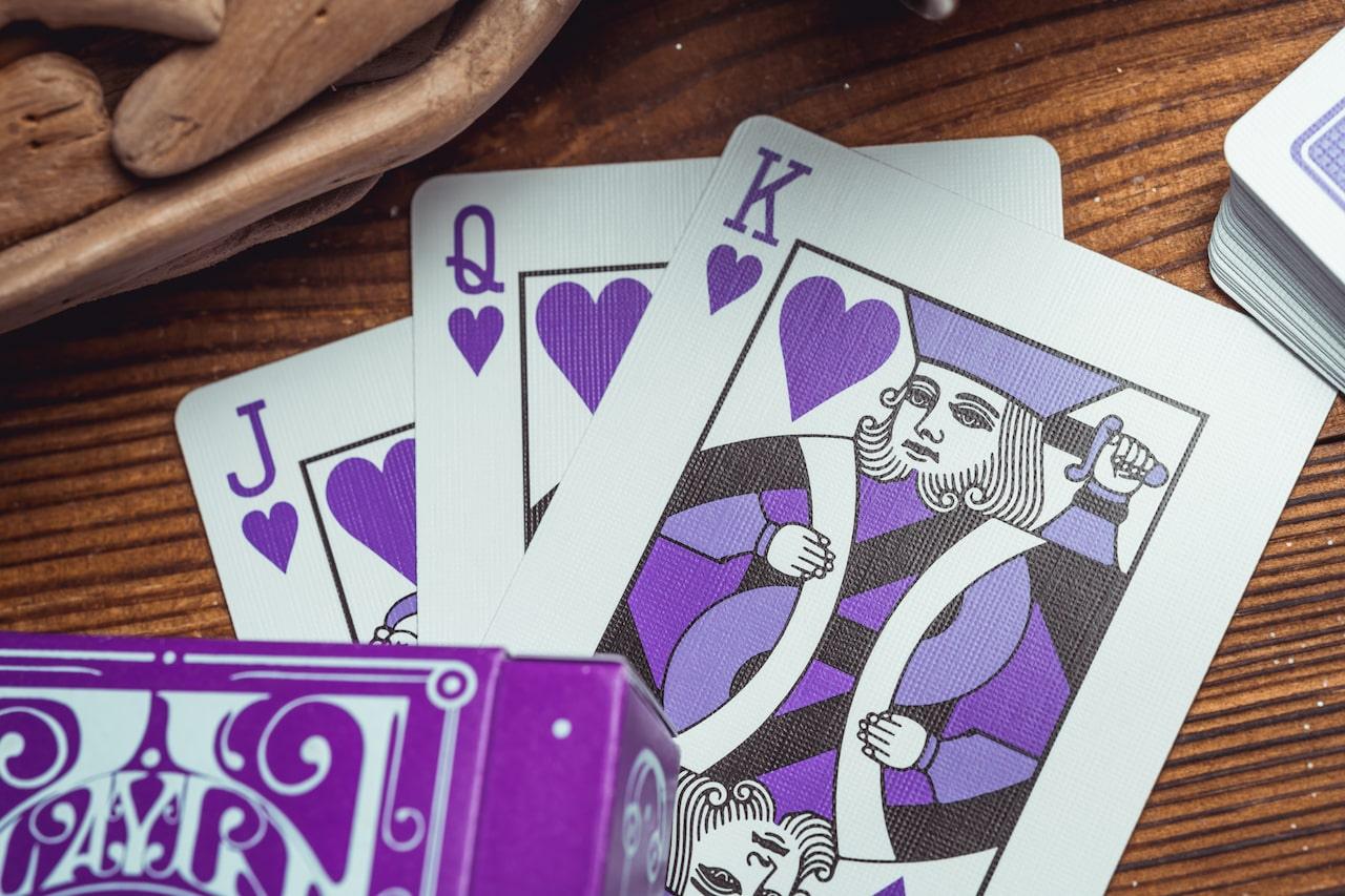 Deluxe Smoke & Mirrors V9 - Purple Playing Cards by Smoke & Mirrors Playing Cards