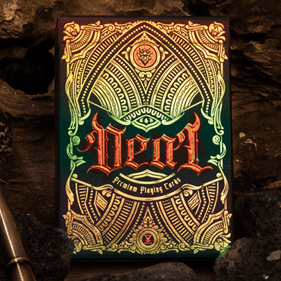 Deal with the Devil - Golden Contract UV Foiled Edition Playing Cards by Darkside Playing Card Co