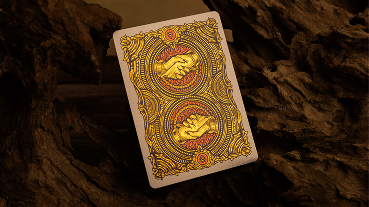 Deal with the Devil - Golden Contract UV Foiled Edition Playing Cards by Darkside Playing Card Co