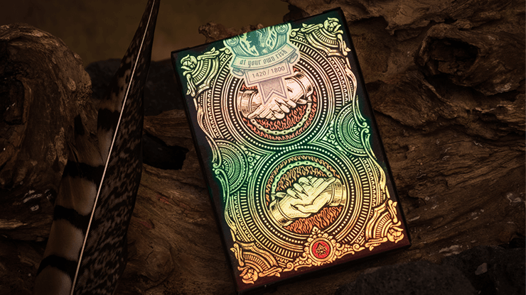 Deal with the Devil - Golden Contract UV Foiled Edition Playing Cards by Darkside Playing Card Co