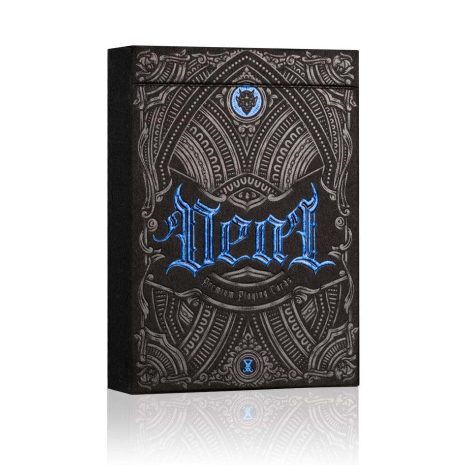 Deal with the Devil - Cobalt Blue Playing Cards by Darkside Playing Card Co