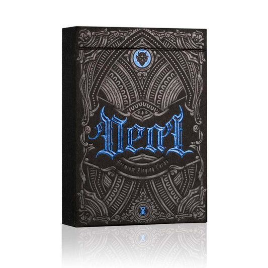 Deal with the Devil - Cobalt Blue Playing Cards by Darkside Playing Card Co