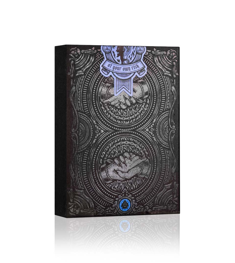 Deal with the Devil - Cobalt Blue Playing Cards by Darkside Playing Card Co
