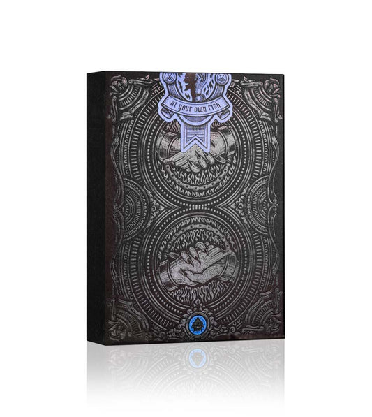 Deal with the Devil - Cobalt Blue Playing Cards by Darkside Playing Card Co