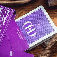 Purple V9 Smoke & Mirrors Playing Cards by Card Mafia – Rare