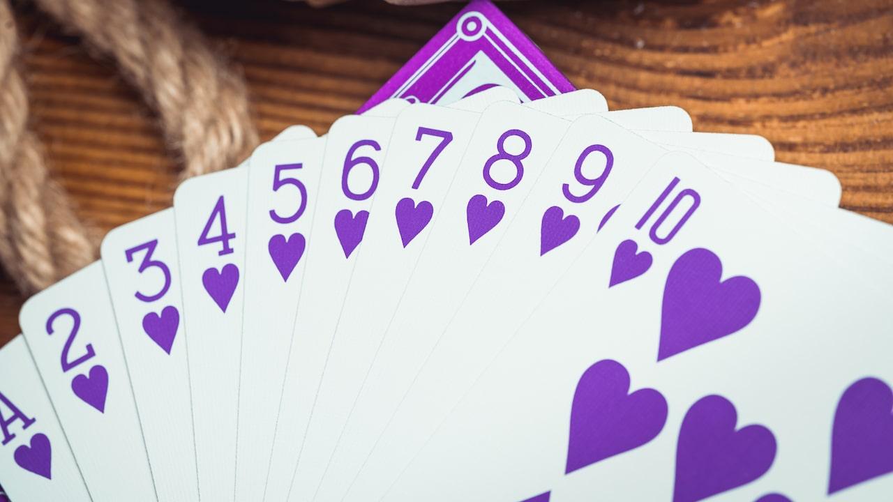Deluxe Smoke & Mirrors V9 - Purple Playing Cards by Smoke & Mirrors Playing Cards