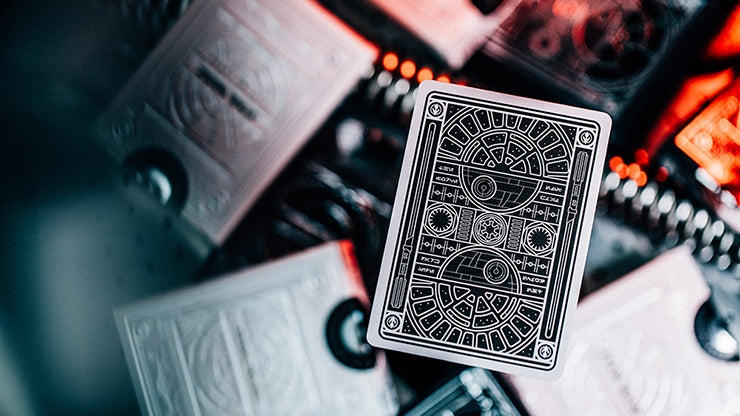 Star Wars Silver Special Edition (The Dark Side) Playing Cards by Theory11