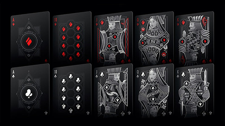 Double Black (Unbranded) Classic Edition Playing Cards by Blackout Brother
