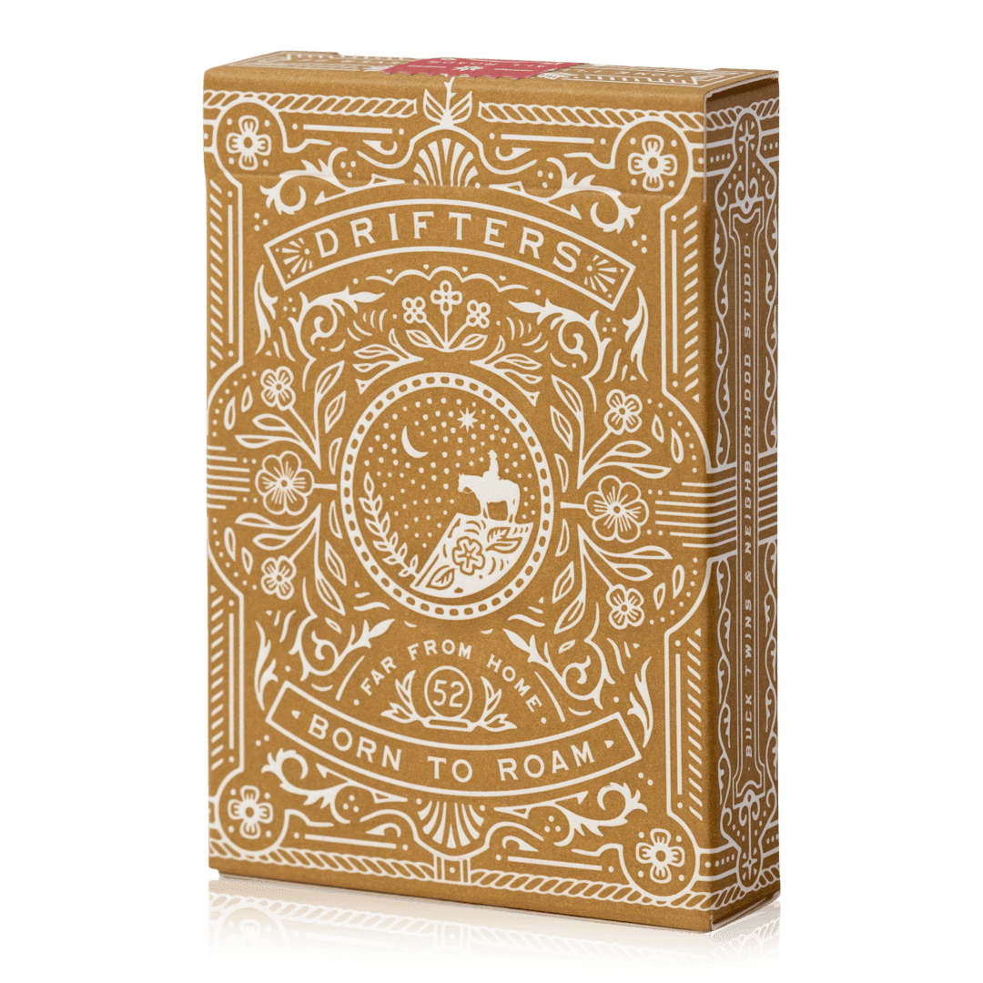 Drifters Playing Cards - Brown Playing Cards by Art of Play