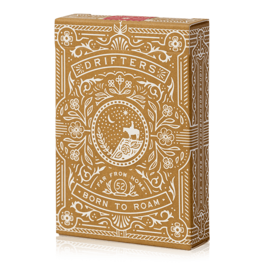 Drifters Playing Cards - Brown Playing Cards by Art of Play