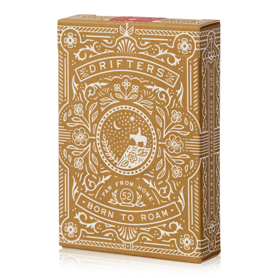 Drifters Playing Cards - Brown Playing Cards by Art of Play