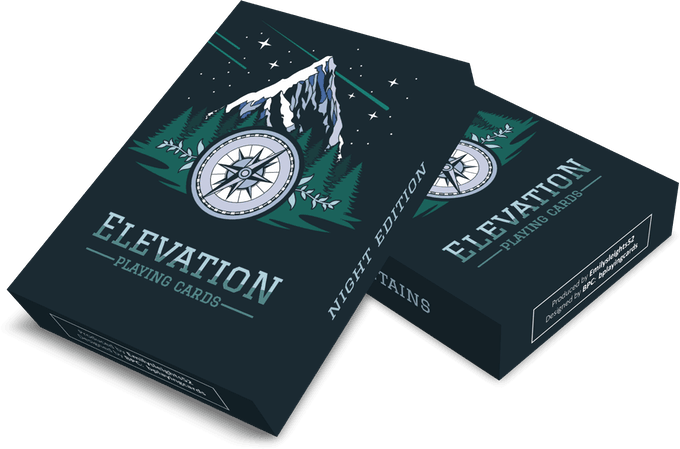 Elevation Playing Cards: Night Edition Playing Cards by Cartamundi