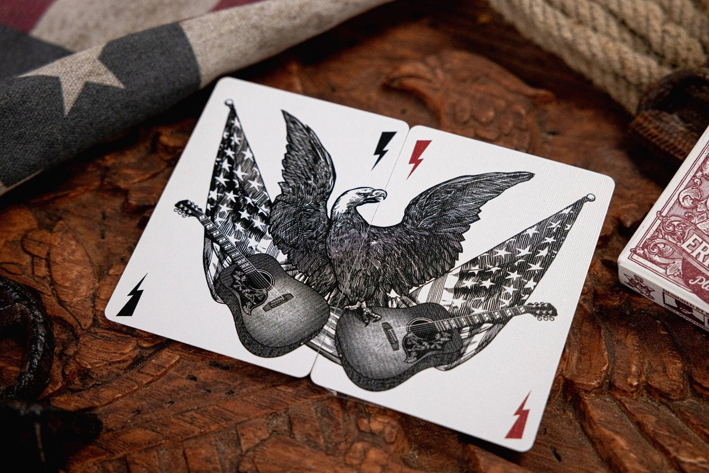 Eric Church Playing Cards - Heart Playing Cards by Kings Wild Project