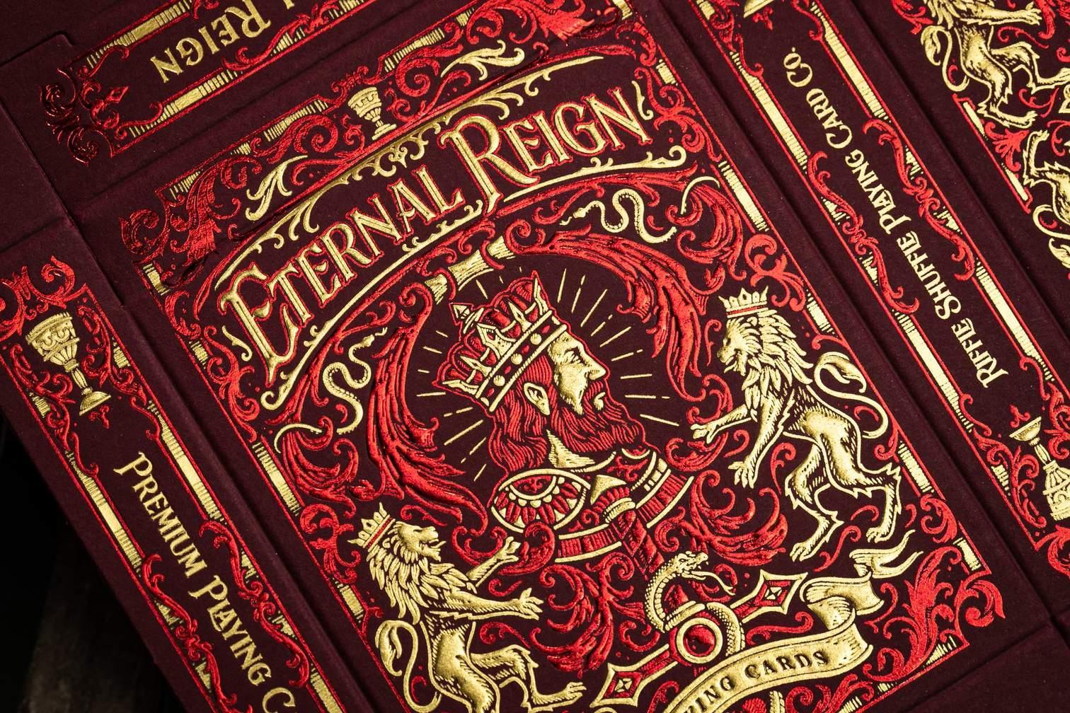 Eternal Reign Ruby Empire Playing Cards by Riffle Shuffle Playing Cards by Riffle Shuffle Playing Card Company