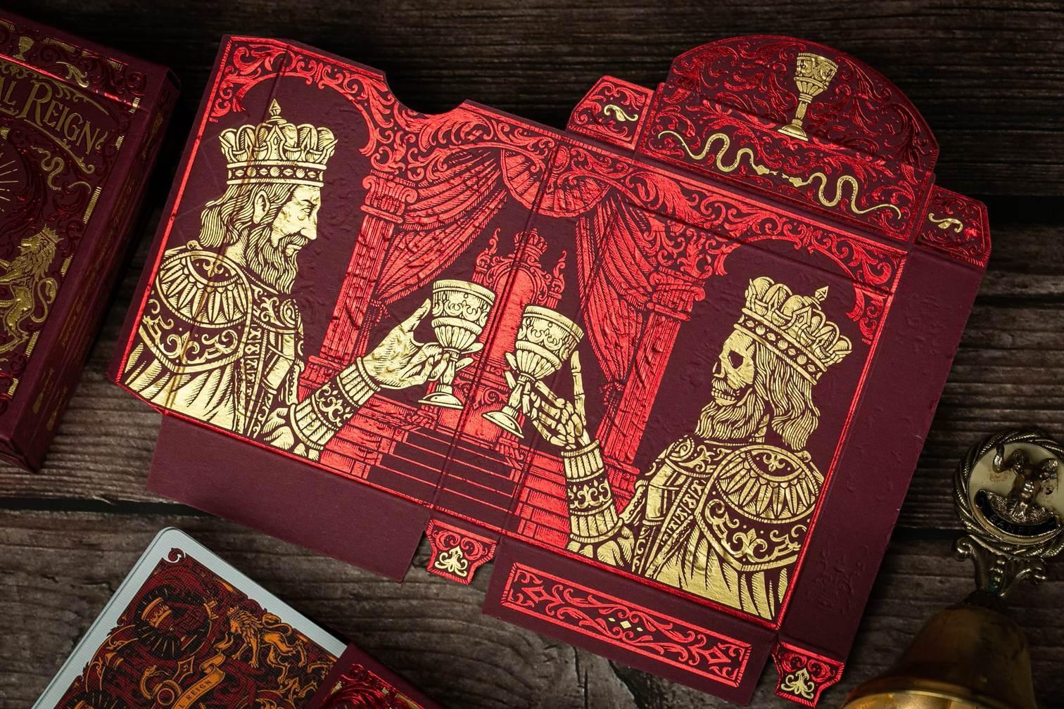 Eternal Reign Ruby Empire Playing Cards by Riffle Shuffle Playing Cards by Riffle Shuffle Playing Card Company
