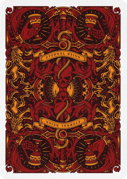 Eternal Reign Ruby Empire Playing Cards by Riffle Shuffle Playing Cards by Riffle Shuffle Playing Card Company