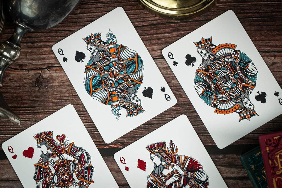 Eternal Reign Sapphire Kingdom Playing Cards by Riffle Shuffle Playing Cards by Riffle Shuffle Playing Card Company