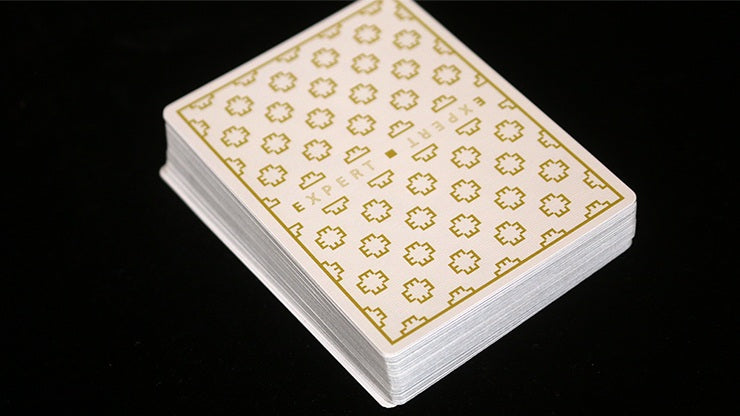 Limited Edition Expert At The Card Table Playing Cards - White Playing Cards by RarePlayingCards.com