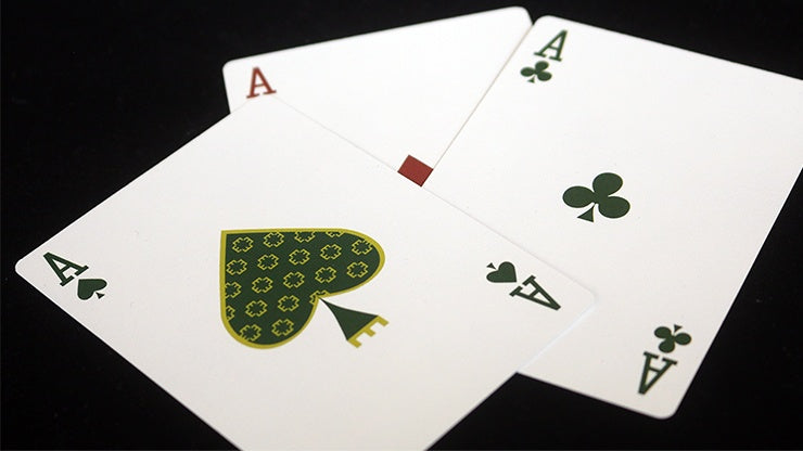 Limited Edition Expert At The Card Table Playing Cards - White Playing Cards by RarePlayingCards.com