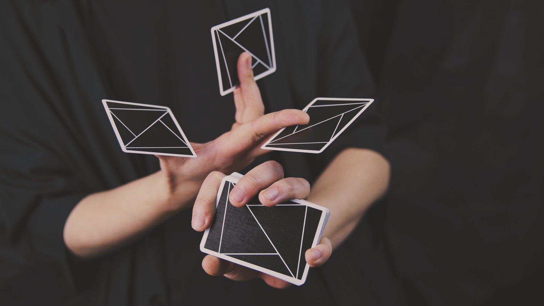 FLEXIBLE (Black) Playing Cards by TCC Playing Card Co.