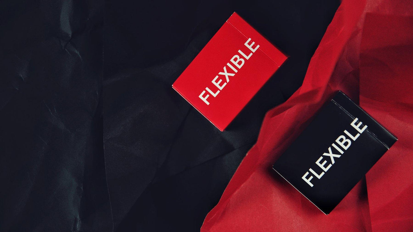 FLEXIBLE (Black) Playing Cards by TCC Playing Card Co.