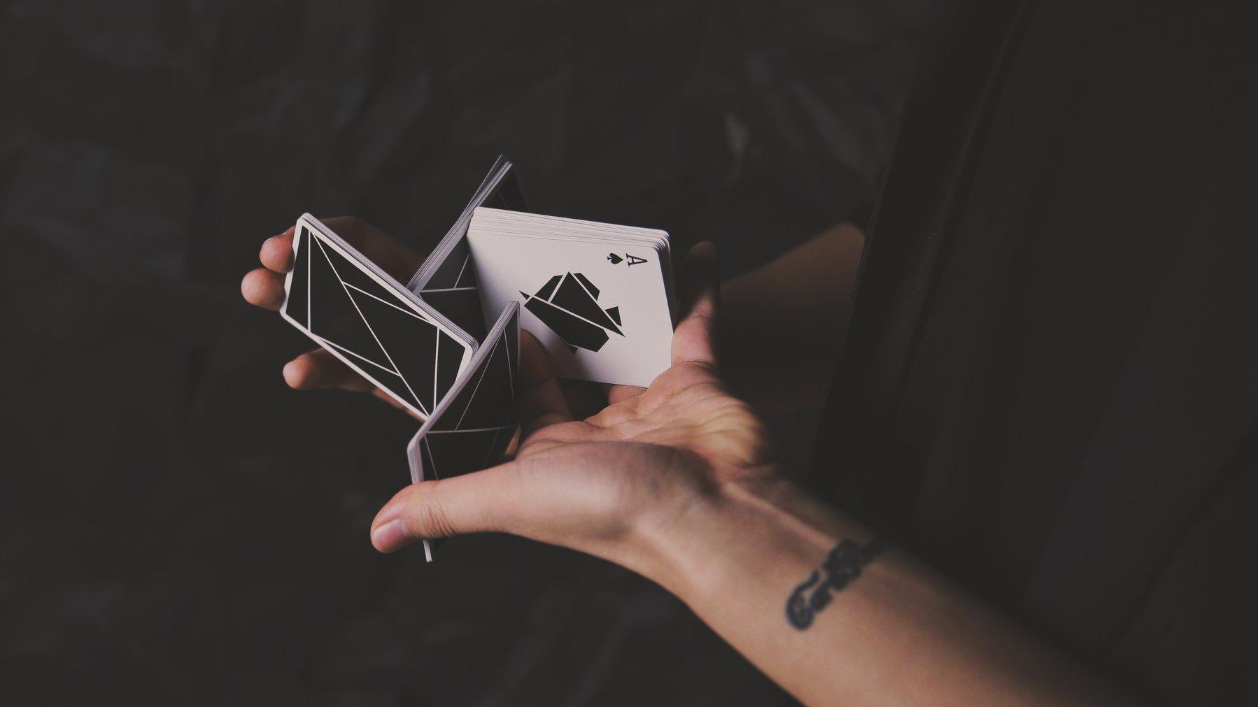 FLEXIBLE (Black) Playing Cards by TCC Playing Card Co.