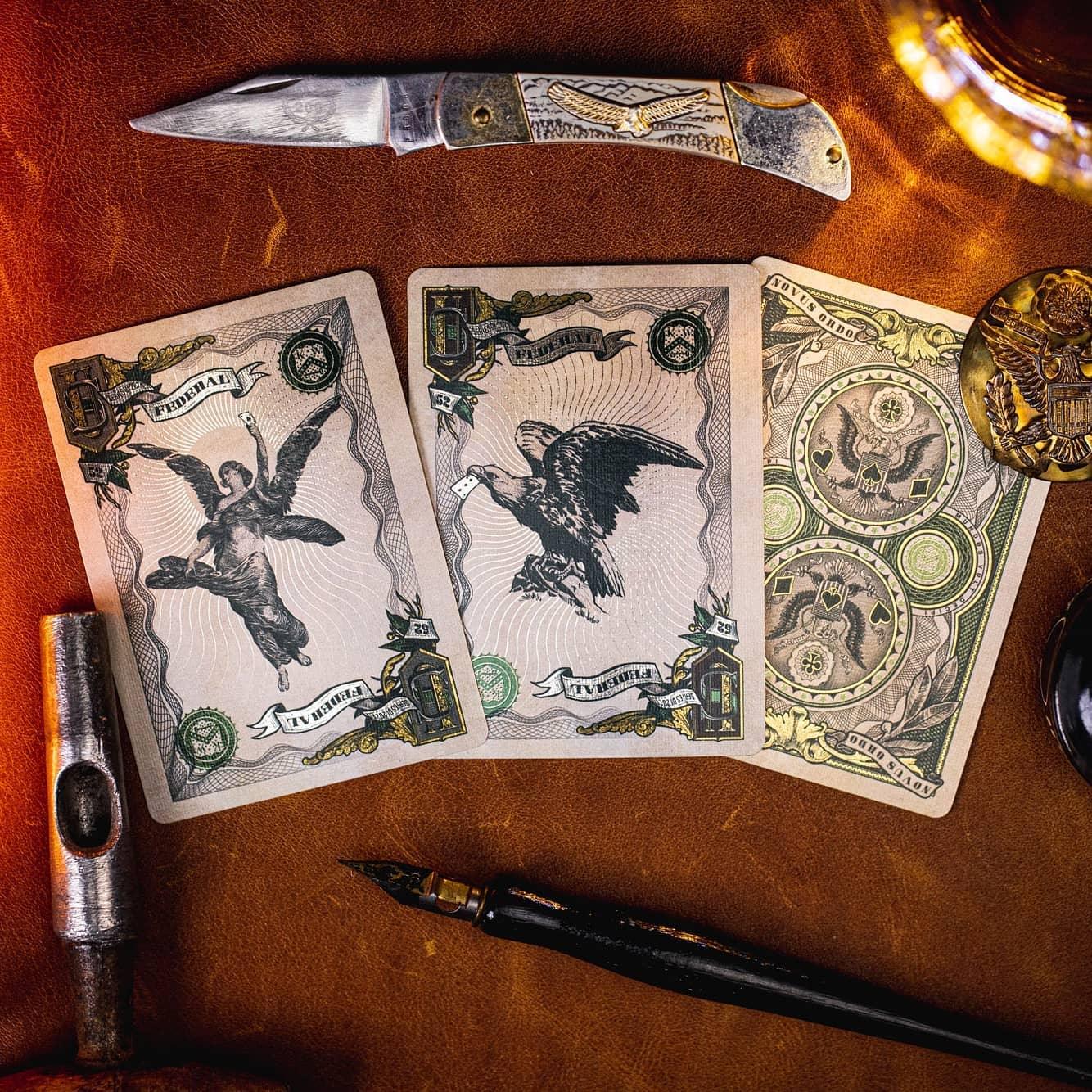 Federal 52 Playing Cards - Foiled Edition Playing Cards by Kings Wild Project