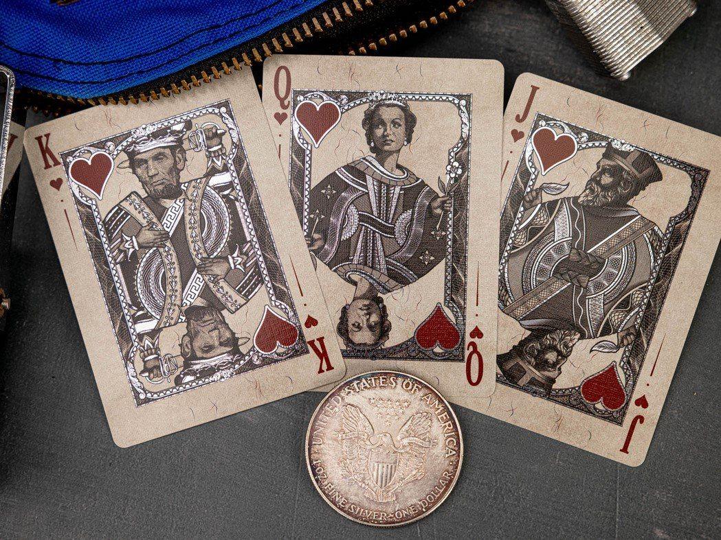 Silver Certificate - Foiled Edition Playing Cards by Kings Wild Project