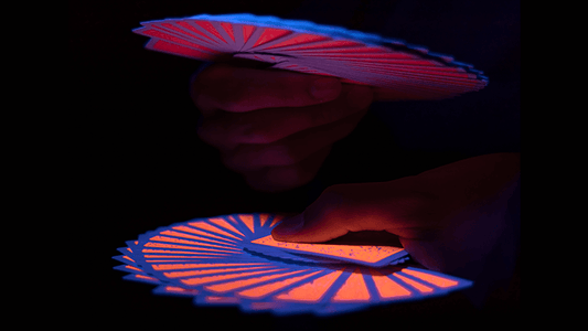 Fluorescent Playing Cards - Pumpkin Edition Playing Cards by MPC