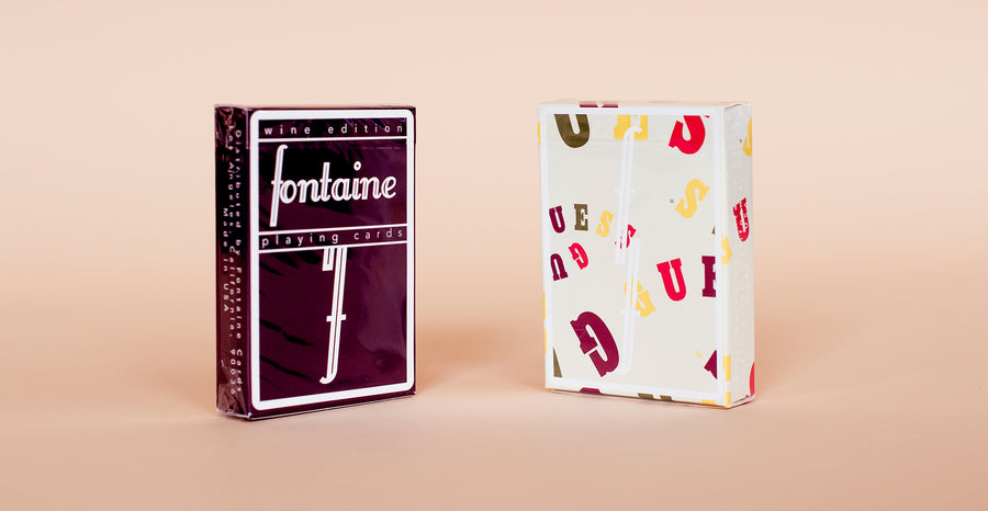 Fontaine Wine Edition Playing Cards by Fontaine