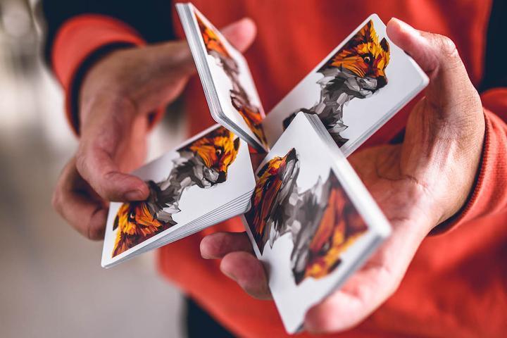 Fox Playing Cards by Riffle Shuffle Playing Card Company