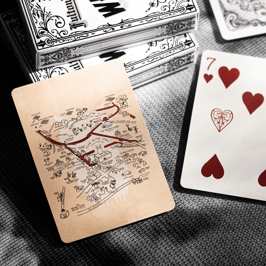 Fulton's White Jazz Playing Cards by Fulton's Playing Cards