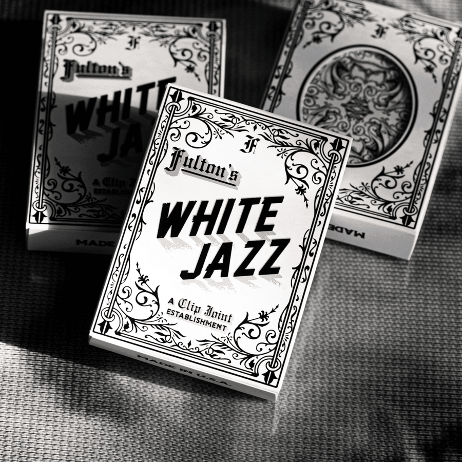 Fulton's White Jazz Playing Cards by Fulton's Playing Cards