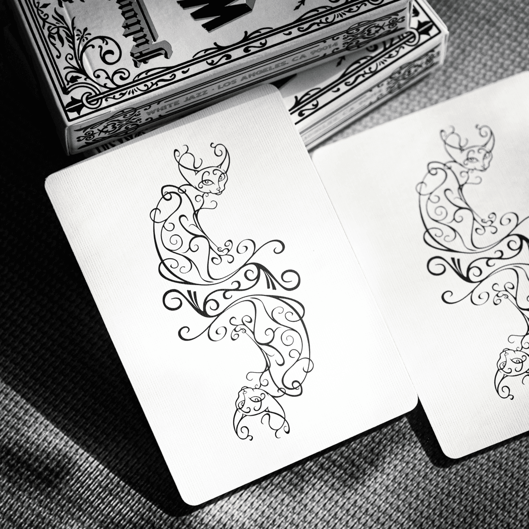 Fulton's White Jazz Playing Cards by Fulton's Playing Cards