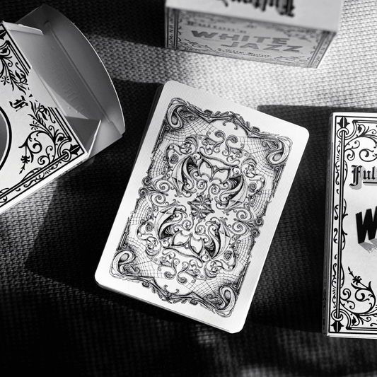 Fulton's White Jazz Playing Cards by Fulton's Playing Cards