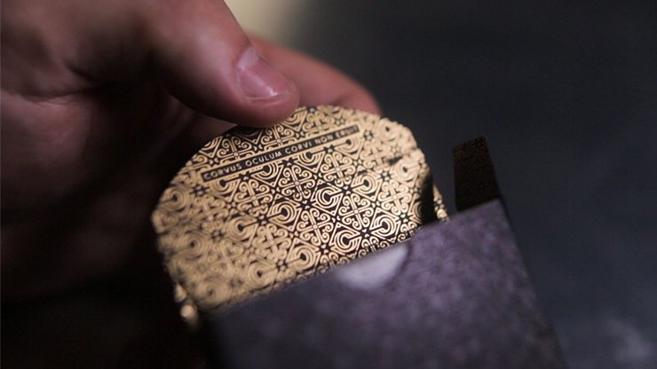 Gambler's Playing Cards - Borderless Black Playing Cards by RarePlayingCards.com