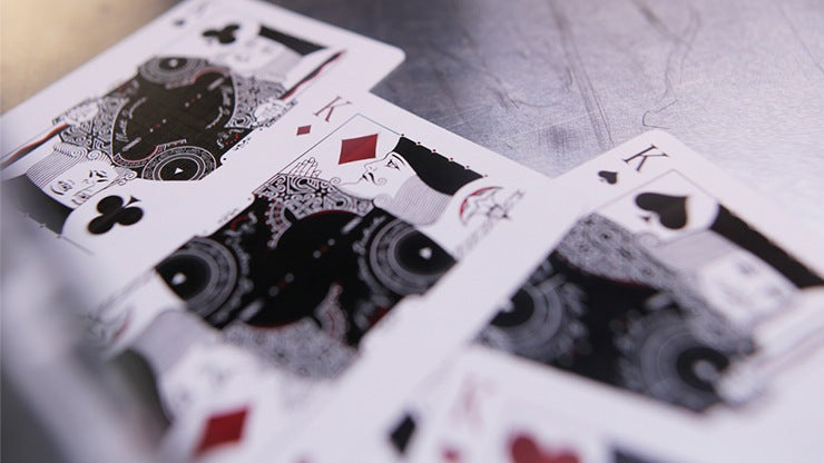 Gambler's Playing Cards - Borderless Black Playing Cards by RarePlayingCards.com