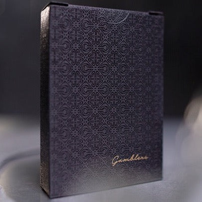 Gambler's Playing Cards - Borderless Black Playing Cards by RarePlayingCards.com