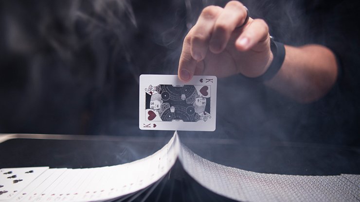 Gambler's Playing Cards - Borderless Black Playing Cards by RarePlayingCards.com