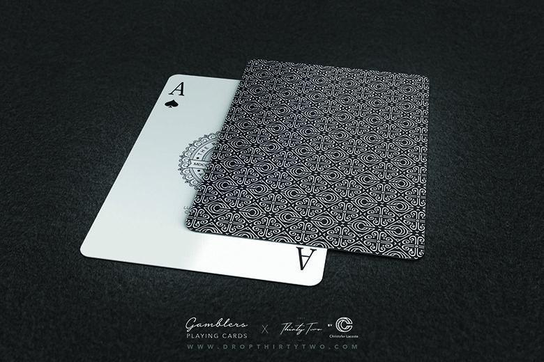 Gambler's Playing Cards - Borderless Black Playing Cards by RarePlayingCards.com