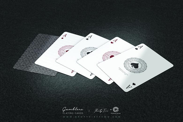 Gambler's Playing Cards - Borderless Black Playing Cards by RarePlayingCards.com