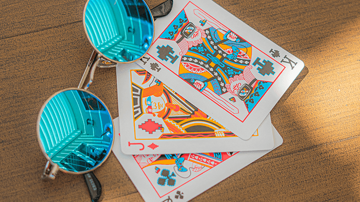 Game Over Playing Cards - Red Playing Cards by Gemini