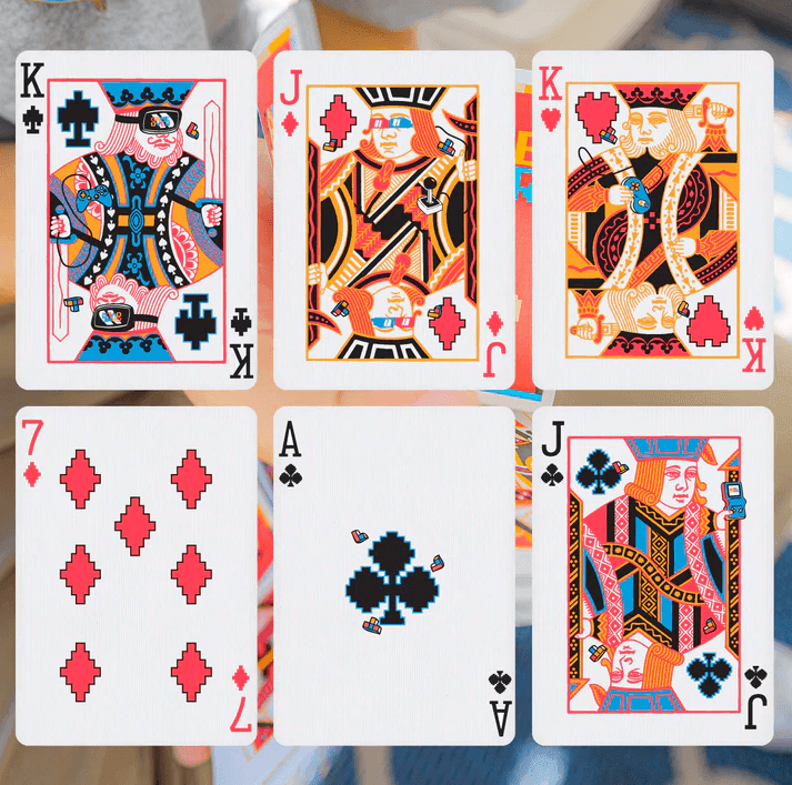 Game Over Playing Cards - Red Playing Cards by Gemini