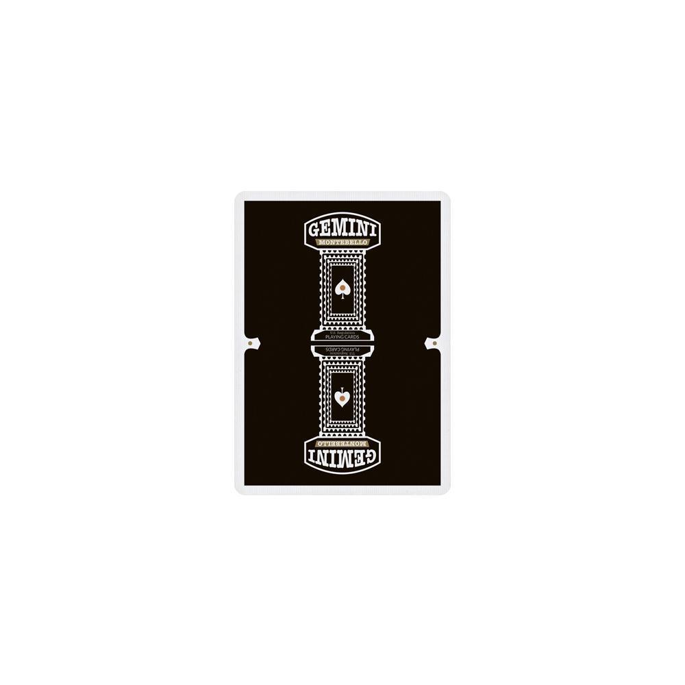 Black Gemini Casino Playing Cards Playing Cards by Gemini