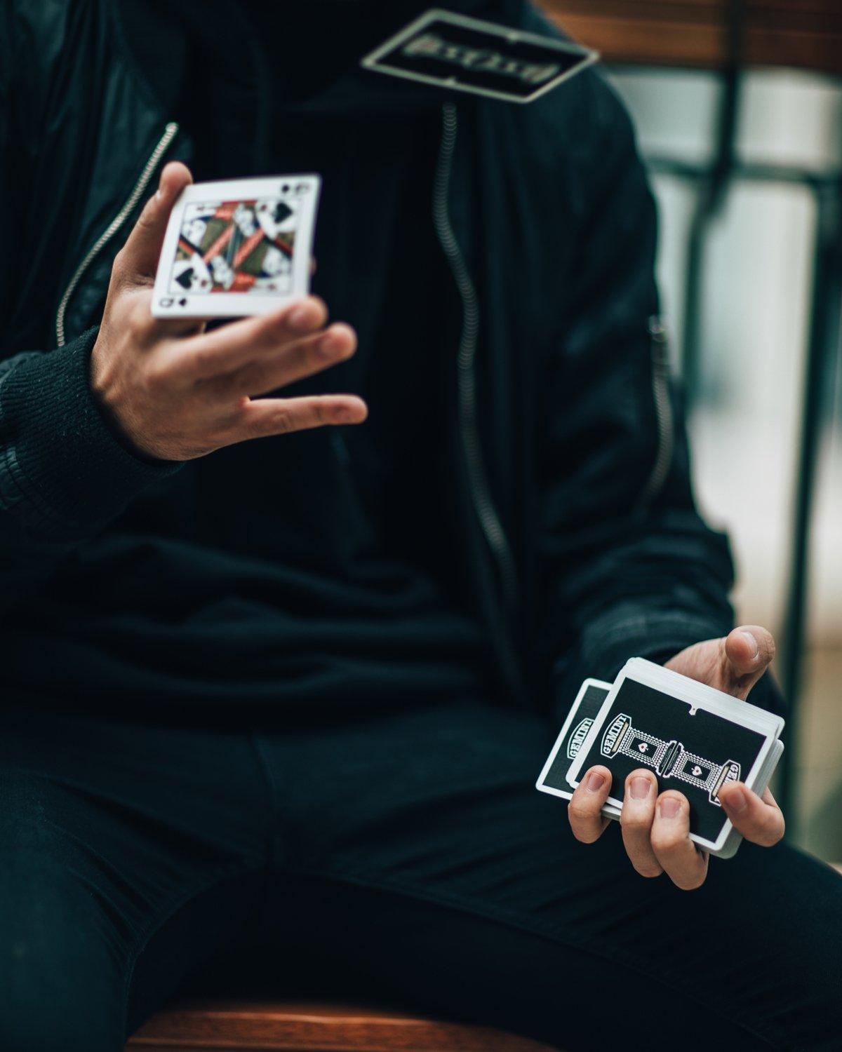 Black Gemini Casino Playing Cards Playing Cards by Gemini